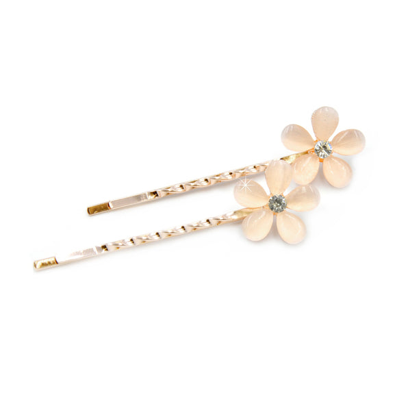 Haarspangen Blume-Modell Vintage rosegold